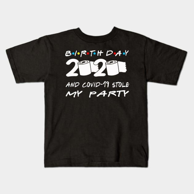 Quarantine Birthday 2020 Kids T-Shirt by Omarzone